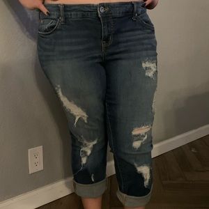 Boyfriend vintage medium wash jeans